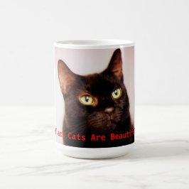 De Café Os gatos pretos são caneca bonita