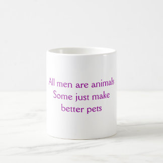 De Café Os homens são caneca dos animais