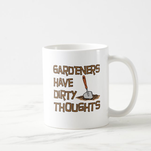 De Café Os jardineiro têm a caneca engraçada dos (Direita)