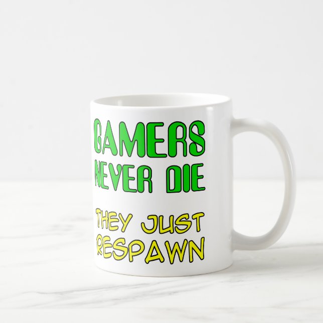De Café Os Jogadores Nunca Morrem Eles Ressuscitam Caneca  (Direita)
