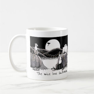 De Café Os Ratos Adoram a caneca do Halloween