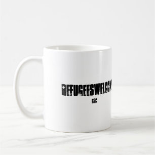 De Café Os refugiados dão boas-vindas à caneca