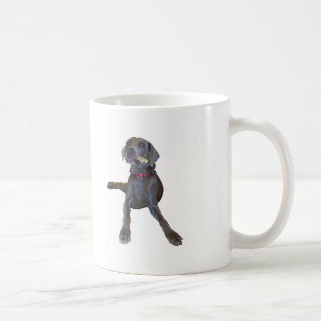 De Café Ossos obtidos? Caneca Weimaraner (Direita)