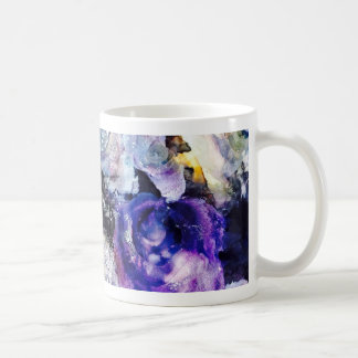 De Café P é para a caneca roxa da arte do alfabeto