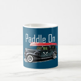 De Café Paddle Na Design Clássica Do Carro - Caneca Clássi