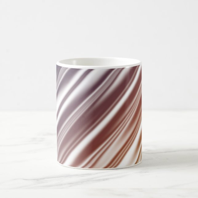 De Café padrão abstrato contínuo em caneca (Centro)