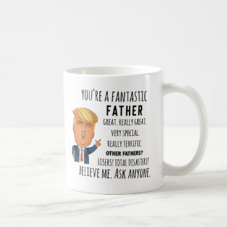 De Café Padre Trump, Pai engraçado Aniversário, caneca Dia