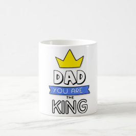 De Café Pai Você É O Rei Caneca do Dia dos Pais