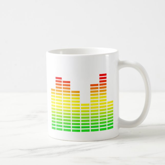 De Café Painel Equalizador LED Caneca Divertida Humor (Direita)