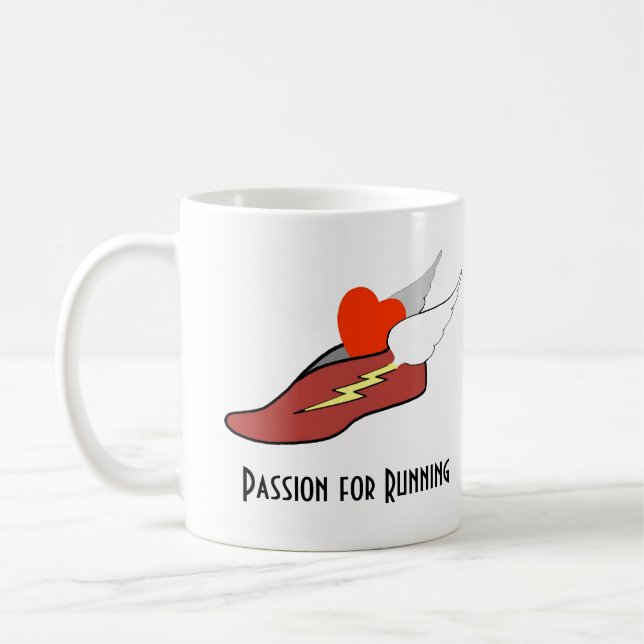 De Café Paixão para caneca Running (Esquerda)