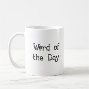 De Café Palavra da caneca do dia