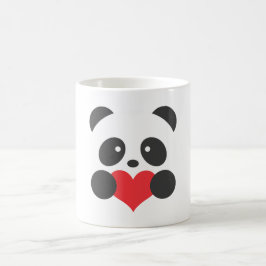 De Café Panda que guardara uma caneca do coração