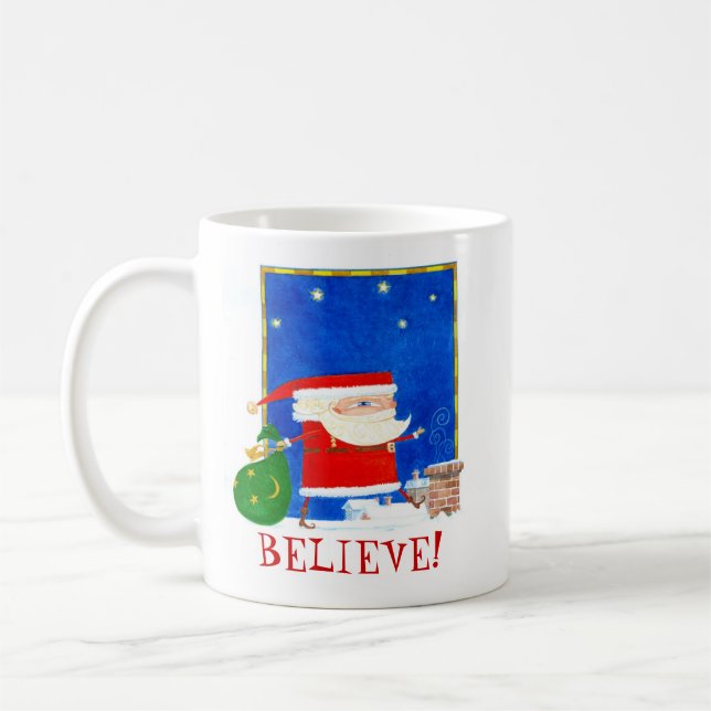 De Café Papais noeis acreditam na caneca (Esquerda)