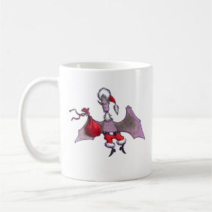 De Café Papais noeis Bat caneca esquerda