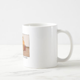 De Café Para fora com a caneca dos desenhos animados das