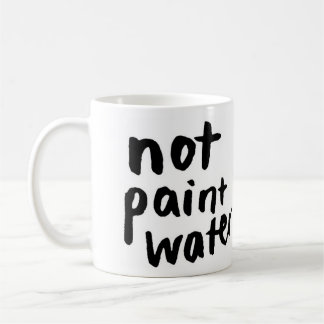 De Café Para não pintar a caneca da água