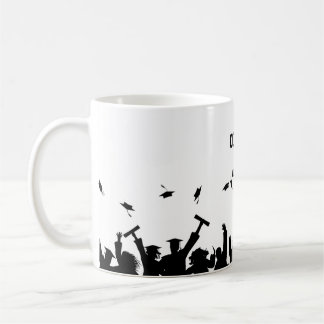 De Café Parabéns Graduado Caneca Personalizada Simples Min