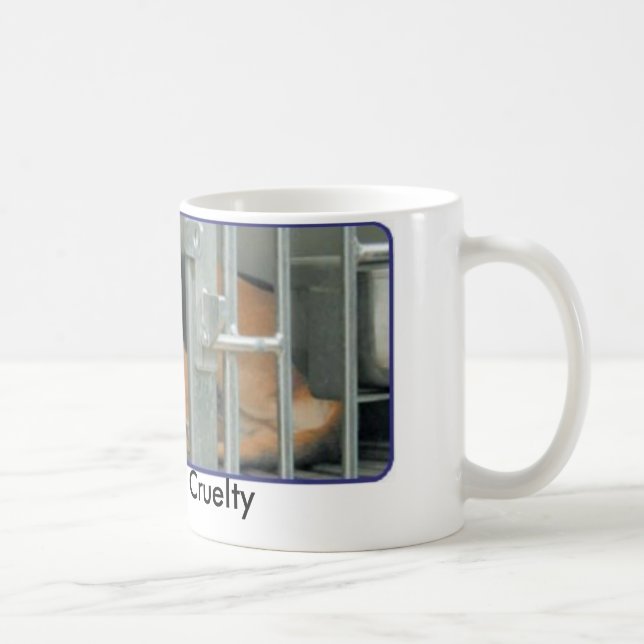 De Café Pare a caneca animal da crueldade (Direita)
