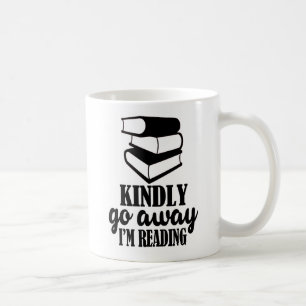 De Café Parto amavelmente, eu estou lendo a caneca