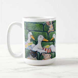 De Café Patos Em Uma Caneca