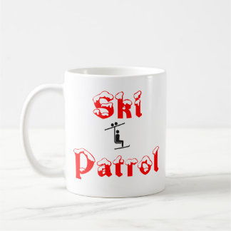 De Café Patrulha do esqui - caneca 2
