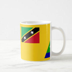 De Café Paul McGehee "Nevis embandeira" a caneca