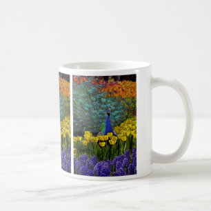 De Café Pavão na caneca das tulipas