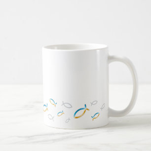 De Café Peixes cristãos - caneca
