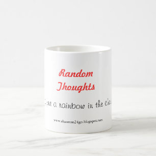 De Café Pensamentos aleatórios - caneca