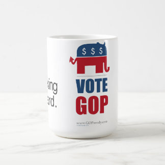 De Café Pensar é caneca dura do GOP do voto
