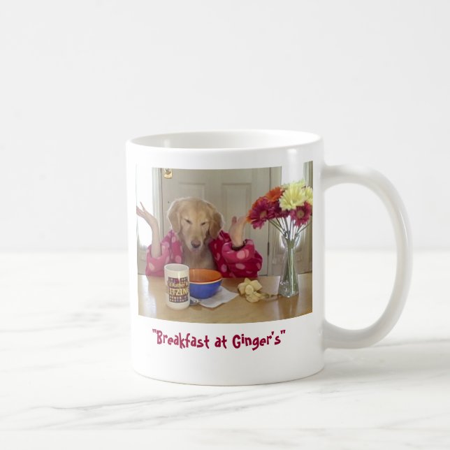 De Café Pequeno almoço na caneca do gengibre (Direita)