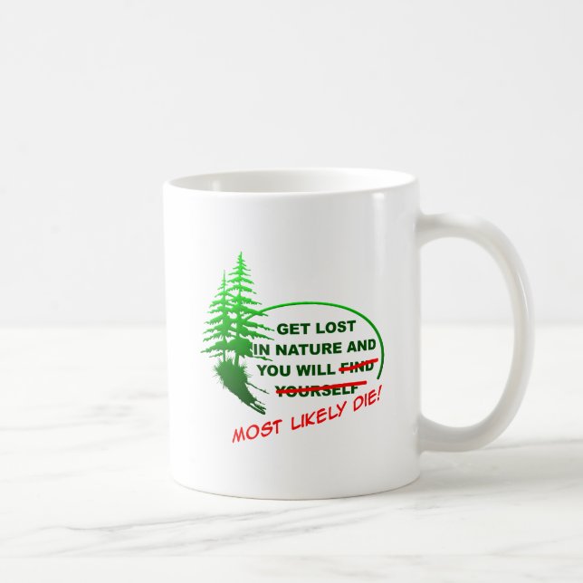 De Café Perca-se na Floresta Caneca Divertida (Direita)