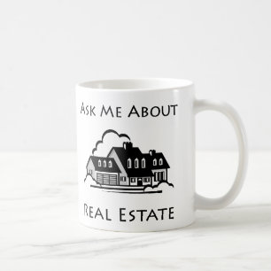 De Café Pergunte-me sobre a caneca dos bens imobiliários