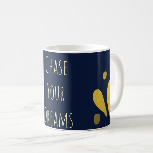 De Café Persiga a caneca dos seus sonhos (Frente Esquerda)