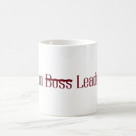 De Café Personalização líder não boos caneca clásica