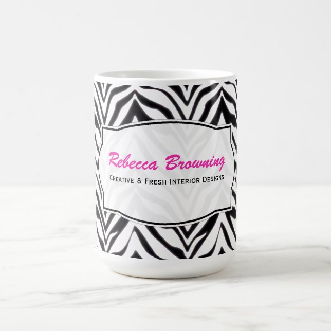 De Café Personalizado: Caneca da zebra (Centro)
