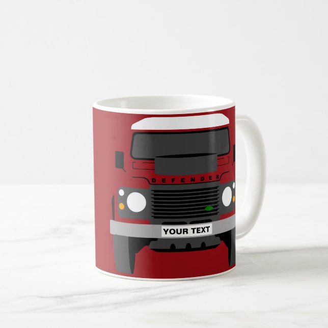 De Café Personalizar a caneca Classic Land Rover (Frente Esquerda)