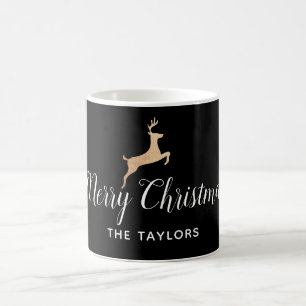 De Café Personalize a caneca do feriado do Natal da rena