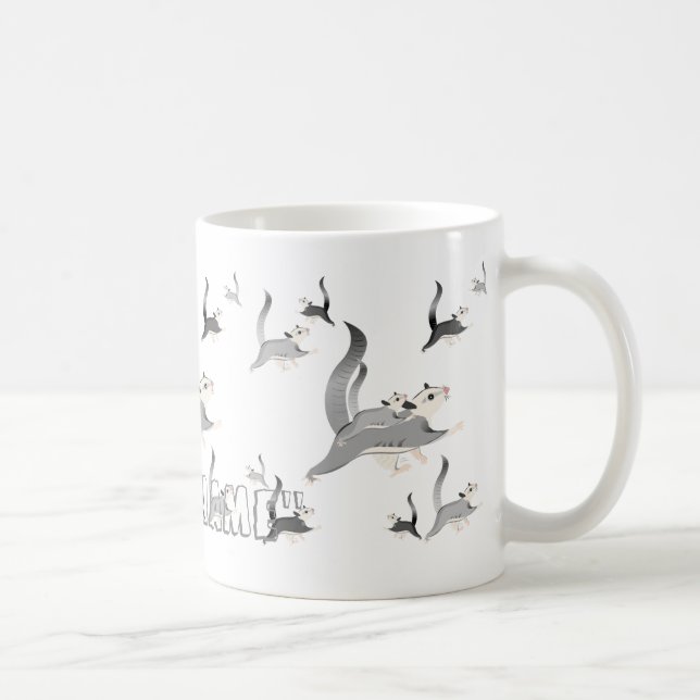 De Café Personalize a caneca do planador do açúcar (Direita)