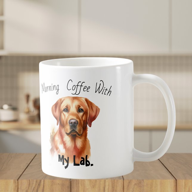 De Café Personalize Caneca Lab. Dourado (Criador carregado)