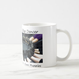 De Café Pés do círculo da dança da etapa - caneca