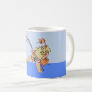 De Café Pescador com caneca