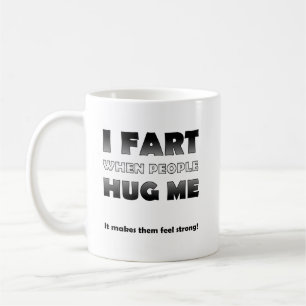 De Café Peto Quando as Pessoas Me Abraçam Caneca Divertida
