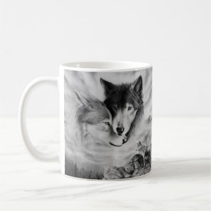 De Café PIC 3 do lobo, caneca do PIC 3 do lobo