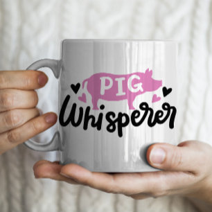 De Café Pig Whisperer, caneca engraçada
