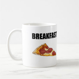 De Café Pizza para a caneca do pequeno almoço