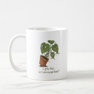 De Café Planta Engraçada - Caneca