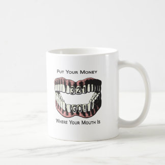 De Café Pnha seu dinheiro onde sua boca é caneca