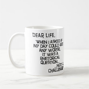 De Café Poderia Ficar Qualquer Coisa Pior Caneca Engraçada