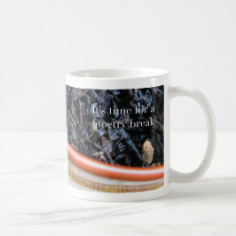 De Café Poesia no Trabalho-Time para uma caneca do chá da